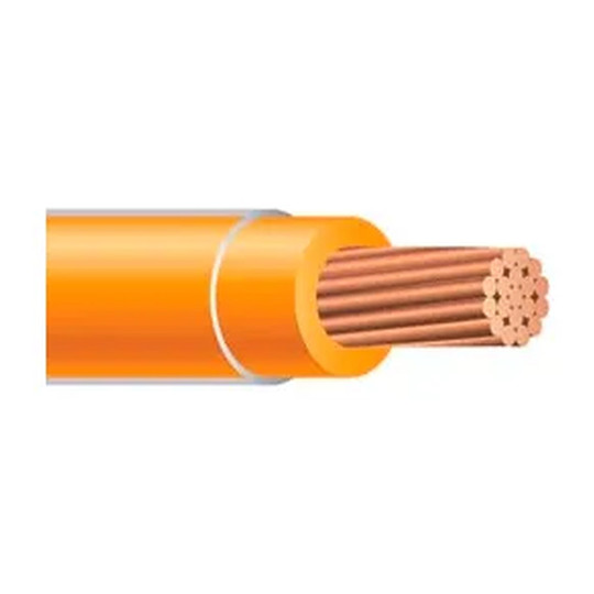 Orange 8 AWG stranded THHN/THWN-2 building wire, 500 ft