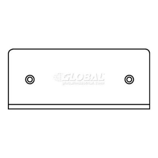 1-gang poke-through blank plate for floor box installations