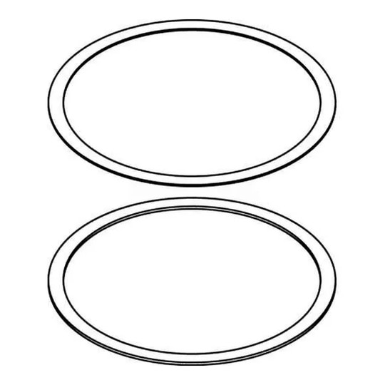8-inch poke-thru tile shims for floor box installations