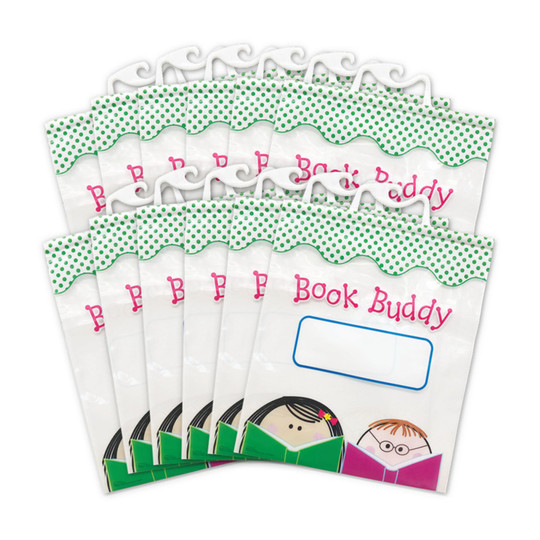 Reader Friends Book Buddy Bags, 10-1/2 x 12-1/2 Inches, Pack of 12