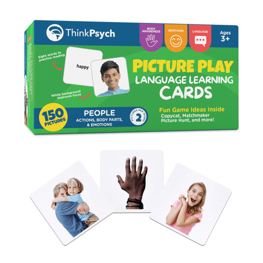 Real Photo Language Learning Flashcards, 150 Cards