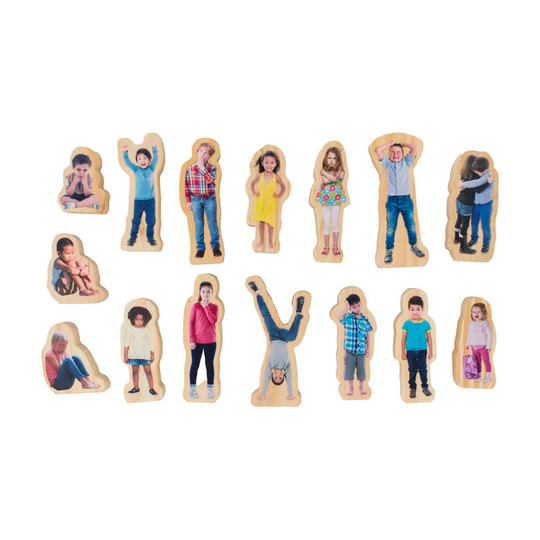 Wooden Feelings People Blocks