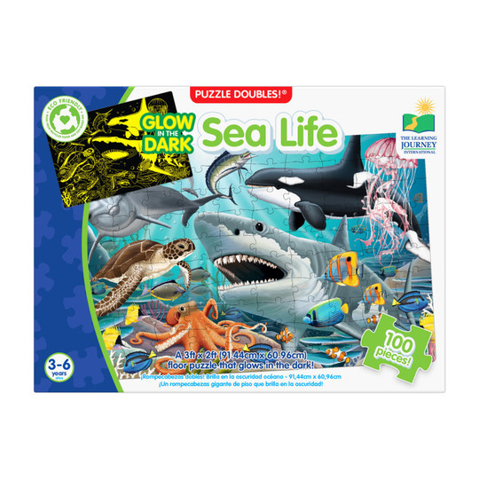 Glow-in-the-Dark Sea Life Puzzle