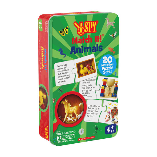 Animal Picture and Word Matching Card Set