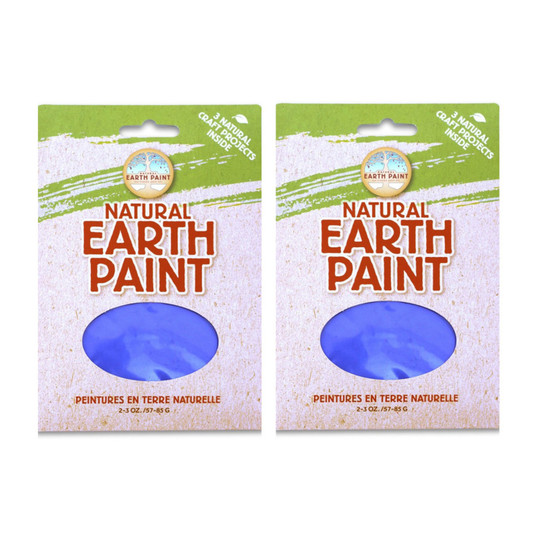 Blue Natural Earth Paint Powder, 3 oz, 2-Pack