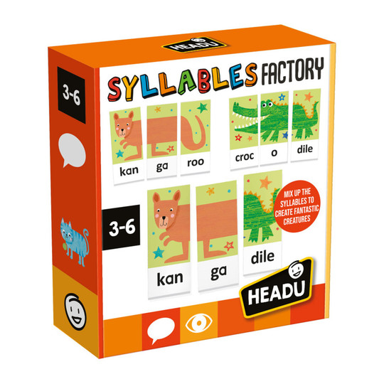 Animal Syllable Tile Learning Set
