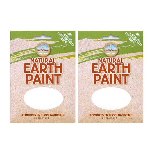 White Natural Earth Paint Powder, 3 oz, 2-Pack