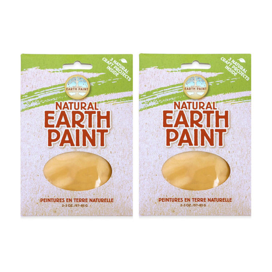 Yellow Natural Earth Paint Powder, 3 oz, 2-Pack