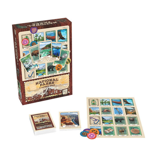 National Parks Lotería English-Spanish Matching Game