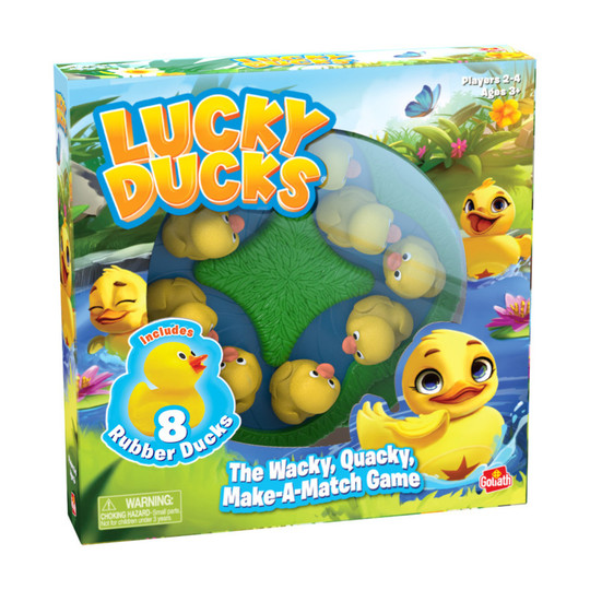 Lucky Ducks Color-Matching Memory Game