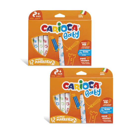 Washable Markers for Young Children, 12 Count