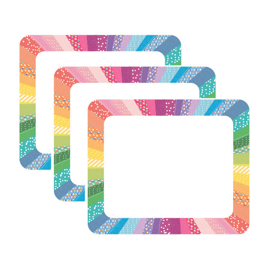 Crafty & Cool Self-Adhesive Name Tags, 120 Count