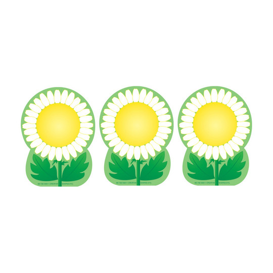 Daisy Mini Notepads, 35 Sheets Each, Pack of 3
