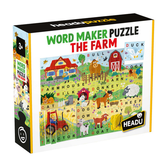 Farm Word Builder Puzzle Set