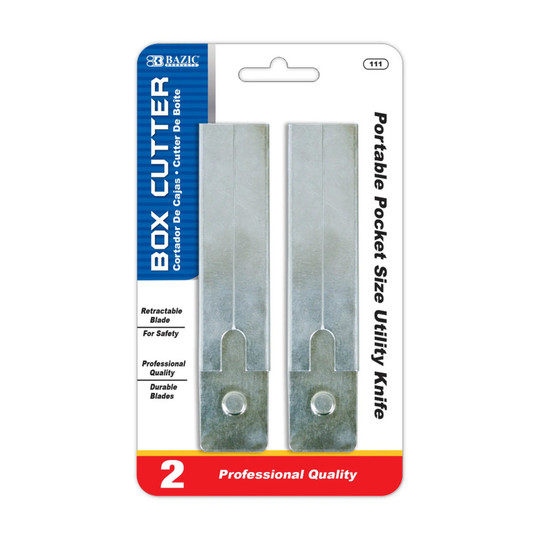 Retractable Carton Cutters, 2-Pack