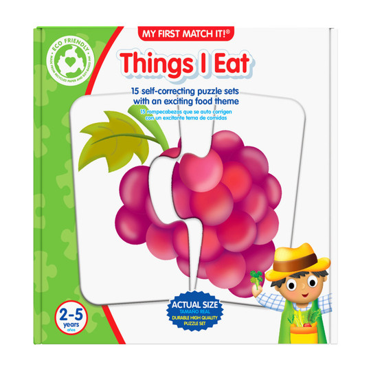 Things I Eat Matching Puzzle Cards