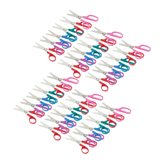 Children's Blunt-Tip Scissors, Assorted Colors, Pack of 36