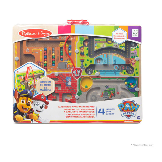 PAW Patrol Wooden Magnetic Wand Maze Board