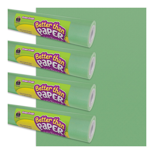 Green Bulletin Board Roll, 4 ft x 12 ft, 4-Pack