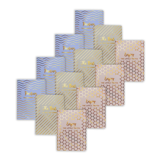 Haze B6 Lined Exercise Books, Assorted Colors, 12 Books