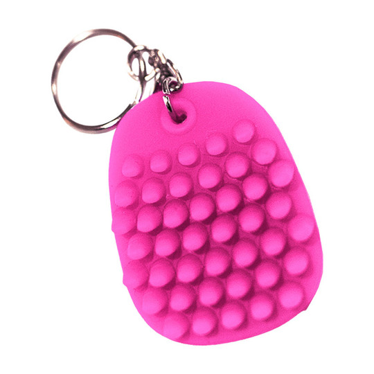 Pink Fidget Keychain