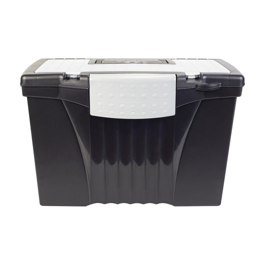 Black Letter/Legal Portable File Box