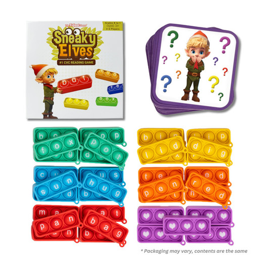 Sneaky Elves CVC Word Reading Game