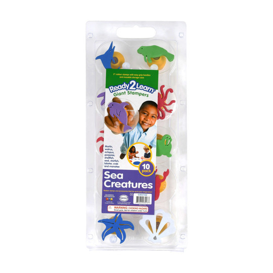Sea Creature Giant Stampers, Set of 10