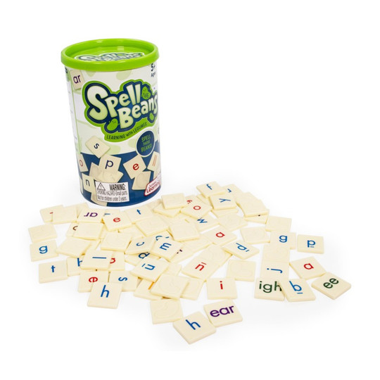 Spell the Beans Letter Tile Set, 75 Pieces