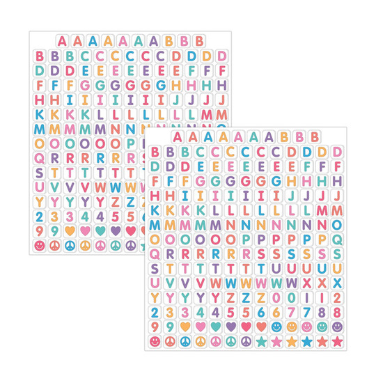 Crafty and Cool Letter Beads Bulletin Board Letters, 2-Pack