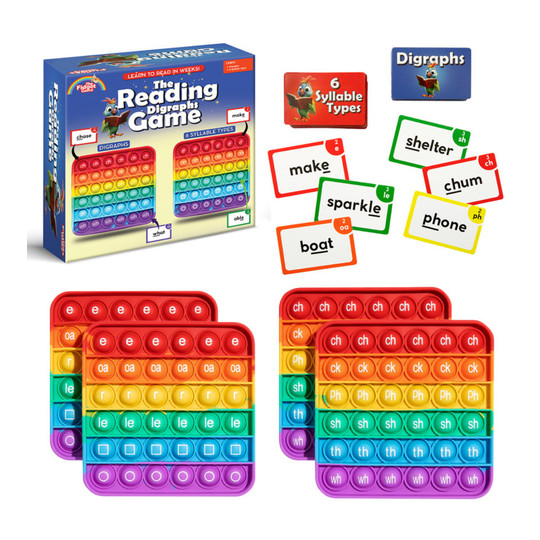 Digraphs & Syllable Types Reading Game