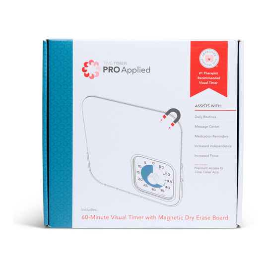 60-Minute Visual Timer with Magnetic Dry Erase Board