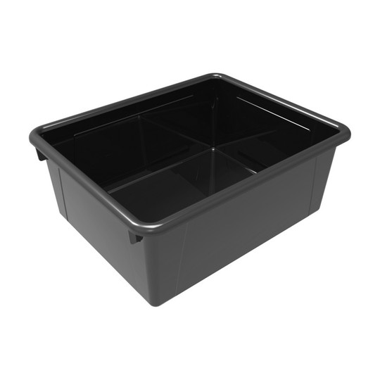 Deep Classroom Storage Tray - Black