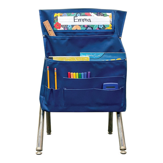 Navy Blue Chair Pocket for Standard-Sized Chairs