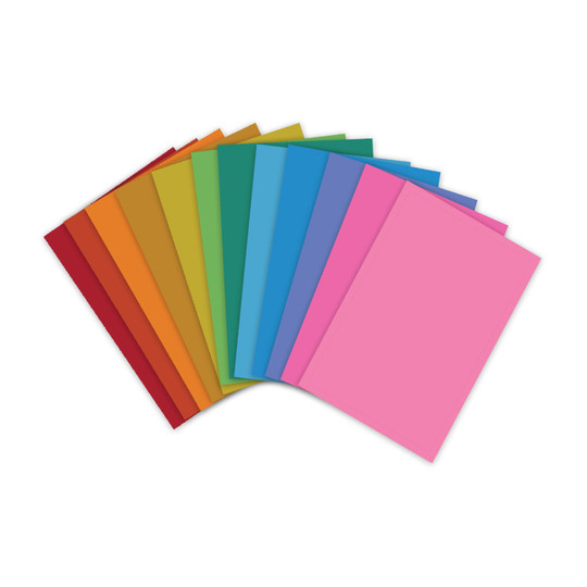 Assorted 65 lb Cardstock, 8.5 x 11 in., 100 Sheets