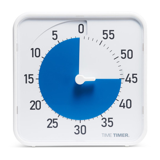 8-Inch 60-Minute Visual Timer with Blue Disk