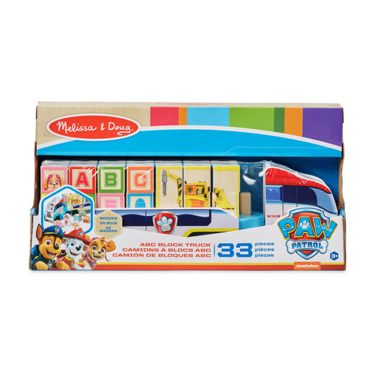 PAW Patrol Wooden ABC Block Truck