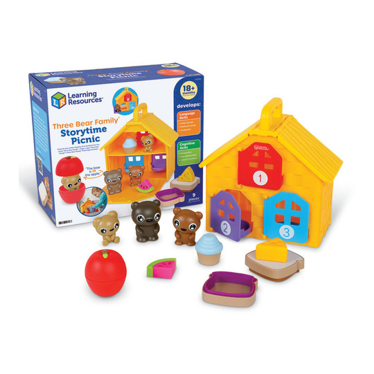Three Bear Family Picnic Learning Activity Set