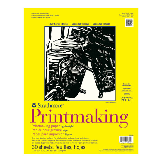 300 Series Printmaking Pad, 11 x 14 in., 30 Sheets