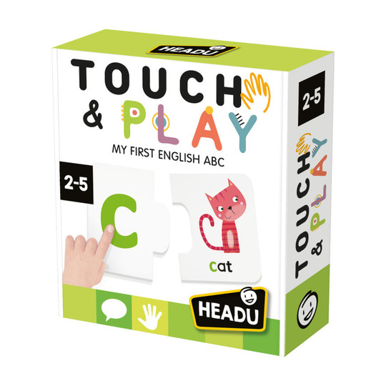 Touch & Play First English ABC Tactile Card Set