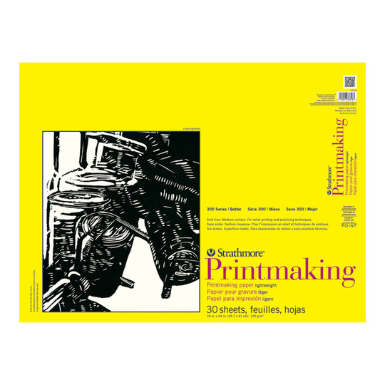 Printmaking Pad, 30 Sheets, 18 x 24 Inches