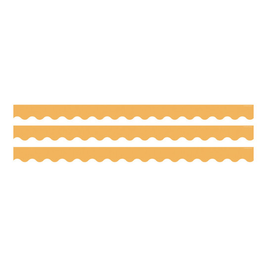 Golden Sun Scalloped Border Trim, 3 Packs