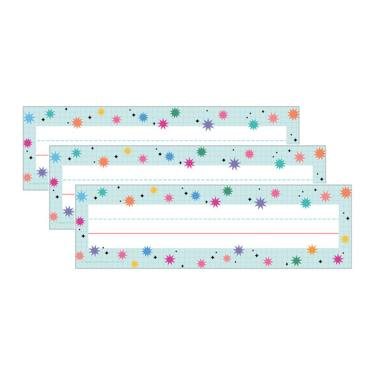 Retro Remix Classroom Name Plates, 108 Count