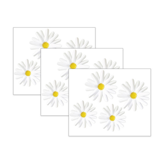 Retro Daisy Dimensional Accents, 3 Sets