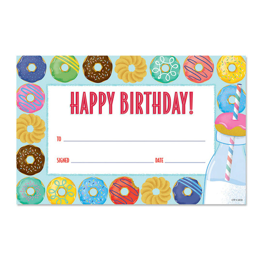 Mid-Century Happy Birthday Awards, 30-Pack