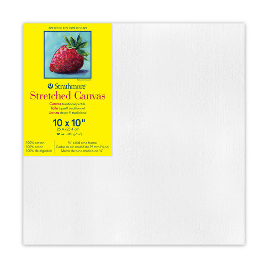 300 Series Traditional Stretched Canvas, 10 x 10 in.