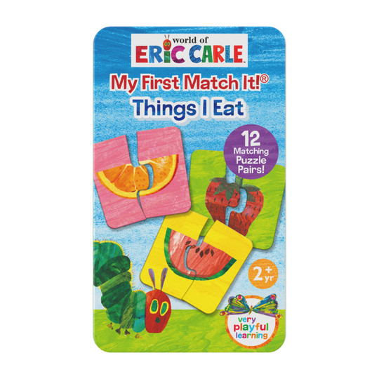 Things I Eat Self-Correcting Matching Puzzle Tin
