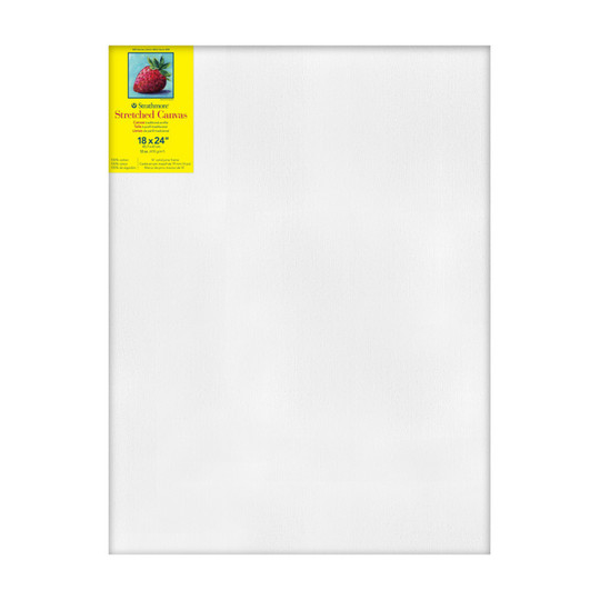 Traditional Stretched Canvas, 18 x 24 in., White