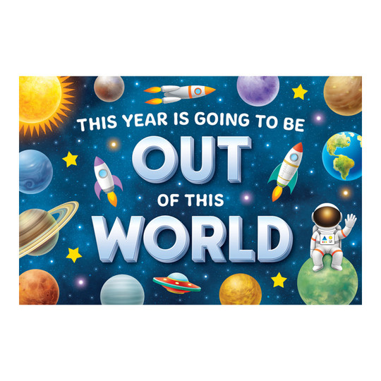 Outer Space Crew Postcards, 30-Pack