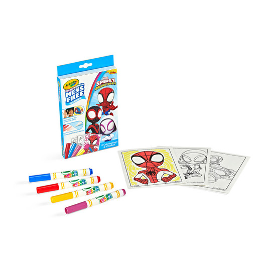 Spidey & His Amazing Friends Mini Mess-Free Coloring Box Set